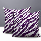 Juno Zebra Print Indoor/Outdoor Reversible Square Pillow