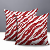 Juno Zebra Print Indoor/Outdoor Reversible Square Pillow