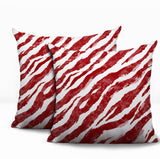 Juno Zebra Print Indoor/Outdoor Reversible Square Pillow