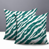 Juno Zebra Print Indoor/Outdoor Reversible Square Pillow