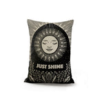 Just Shine Faux Linen Lumber Pillow