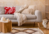 Jyra Paisley Reversible Indoor/Outdoor Rectangular Pillow