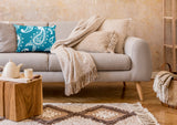 Jyra Paisley Reversible Indoor/Outdoor Rectangular Pillow