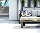 Kafi Striped Reversible Indoor/Outdoor Square Pillow Cover