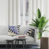 Kafi Striped Reversible Indoor/Outdoor Square Pillow Cover