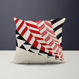 Kafi Striped Reversible Indoor/Outdoor Square Pillow Cover