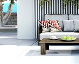 Kafi Striped Reversible Indoor/Outdoor Square Pillow Cover
