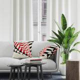Kafi Striped Reversible Indoor/Outdoor Square Pillow Cover