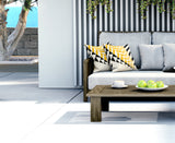 Kafi Striped Reversible Indoor/Outdoor Square Pillow Cover