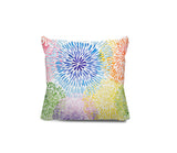 Multi Spun Polyester Square Indoor/Outdoor Throw Pillow