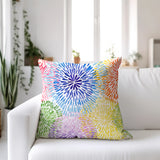 Kain Spun Polyester Reversible Throw Pillow