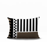 Kaleido Abstract Reversible Indoor/Outdoor Rectangle Pillow