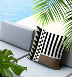 Kaleido Abstract Reversible Indoor/Outdoor Square Pillow