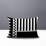 Kaleido Abstract Reversible Indoor/Outdoor Rectangle Pillow