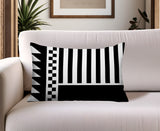 Kaleido Abstract Reversible Indoor/Outdoor Rectangle Pillow