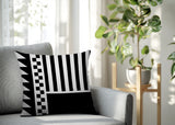 Kaleido Abstract Reversible Indoor/Outdoor Square Pillow