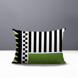 Kaleido Abstract Reversible Indoor/Outdoor Rectangle Pillow