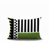 Kaleido Abstract Reversible Indoor/Outdoor Rectangle Pillow