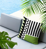 Kaleido Abstract Reversible Indoor/Outdoor Square Pillow