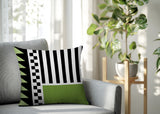 Kaleido Abstract Reversible Indoor/Outdoor Square Pillow