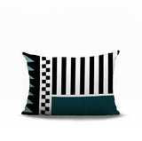 Kaleido Abstract Reversible Indoor/Outdoor Rectangle Pillow