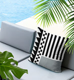 Kaleido Abstract Reversible Indoor/Outdoor Rectangle Pillow