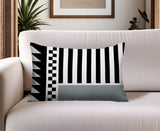 Kaleido Abstract Reversible Indoor/Outdoor Rectangle Pillow