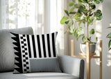 Kaleido Abstract Reversible Indoor/Outdoor Square Pillow