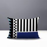 Kaleido Abstract Reversible Indoor/Outdoor Rectangle Pillow