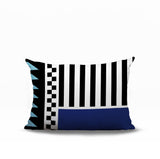Kaleido Abstract Reversible Indoor/Outdoor Rectangle Pillow