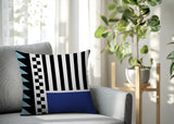 Kaleido Abstract Reversible Indoor/Outdoor Square Pillow