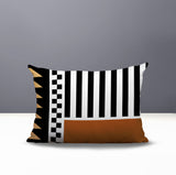 Kaleido Abstract Reversible Indoor/Outdoor Rectangle Pillow