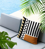 Kaleido Abstract Reversible Indoor/Outdoor Rectangle Pillow