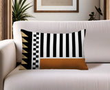 Kaleido Abstract Reversible Indoor/Outdoor Rectangle Pillow