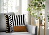 Kaleido Abstract Reversible Indoor/Outdoor Square Pillow