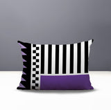 Kaleido Abstract Reversible Indoor/Outdoor Rectangle Pillow
