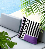 Kaleido Abstract Reversible Indoor/Outdoor Square Pillow