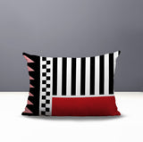 Kaleido Abstract Reversible Indoor/Outdoor Rectangle Pillow