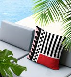 Kaleido Abstract Reversible Indoor/Outdoor Square Pillow