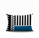 Kaleido Abstract Reversible Indoor/Outdoor Rectangle Pillow
