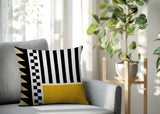 Kaleido Abstract Reversible Indoor/Outdoor Square Pillow