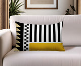 Kaleido Abstract Reversible Indoor/Outdoor Rectangle Pillow