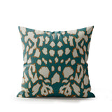 Kama Animal Print Faux Suede Square Indoor Pillow