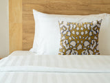 Kama Animal Print Faux Suede Square Indoor Pillow in Midnight Royal - Size 20x20