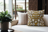 Kama Animal Print Faux Suede Square Indoor Pillow in Midnight Royal - Size 20x20