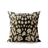 Kama Animal Print Faux Suede Square Indoor Pillow