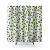 Kambili Shower Curtain in Chartreuse