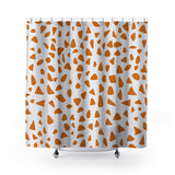 Kambili Shower Curtain in Orange