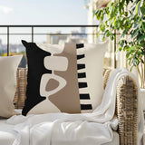 Kanai Abstract Reversible Indoor/Outdoor Square Pillow