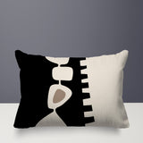 Kanai Abstract Reversible Indoor/Outdoor Rectangular Pillow